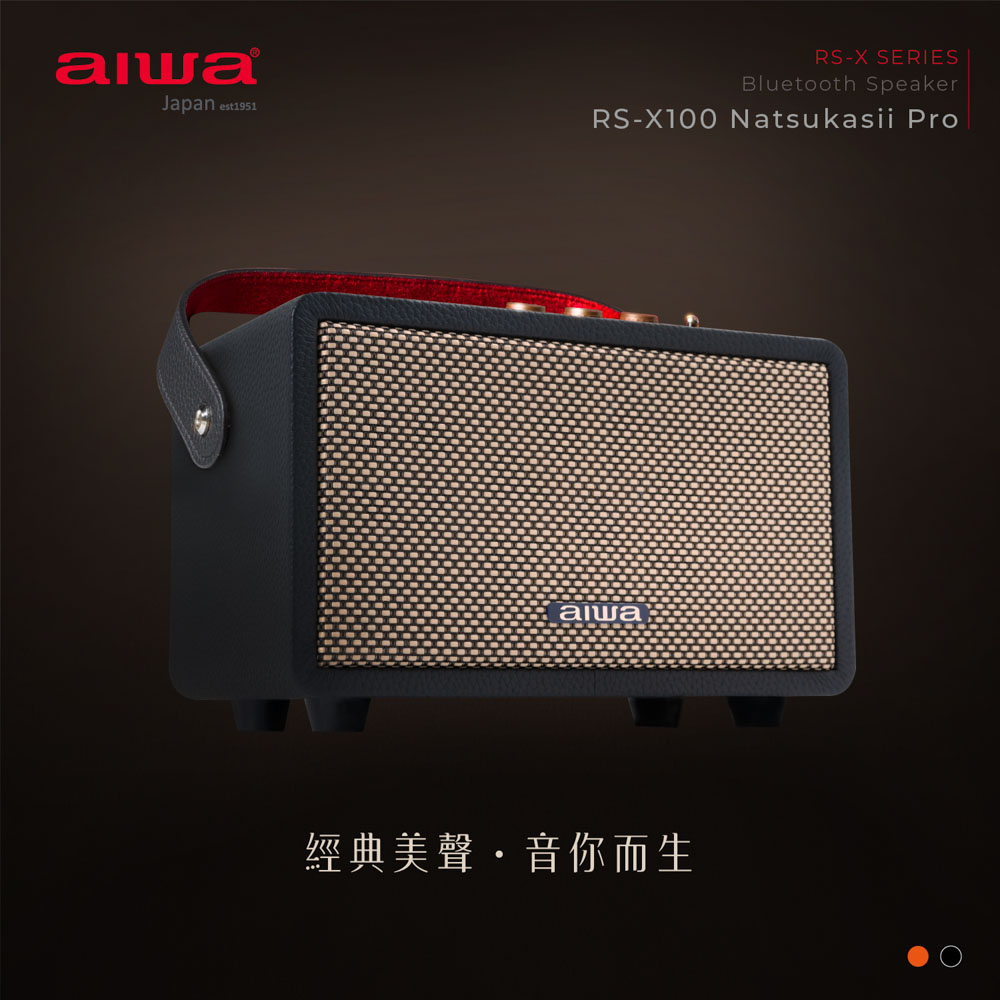 AIWA 愛華 40W復古皮革風藍牙喇叭 RS-X100