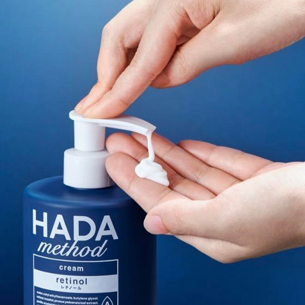 日本HADAmethod A醇保濕逆齡乳霜250ml