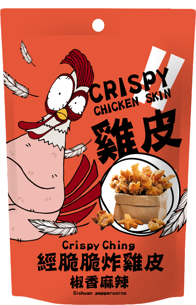 【經脆脆Crispy Ching】酥脆雞皮餅乾-椒香麻辣