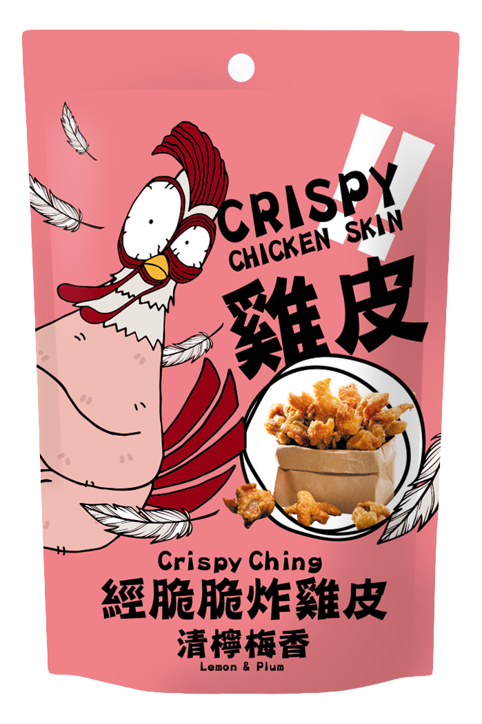 【經脆脆Crispy Ching】酥脆雞皮餅乾-清檸梅香