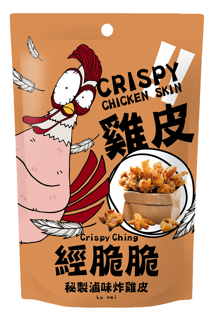 【經脆脆Crispy Ching】酥脆雞皮餅乾-秘製滷味