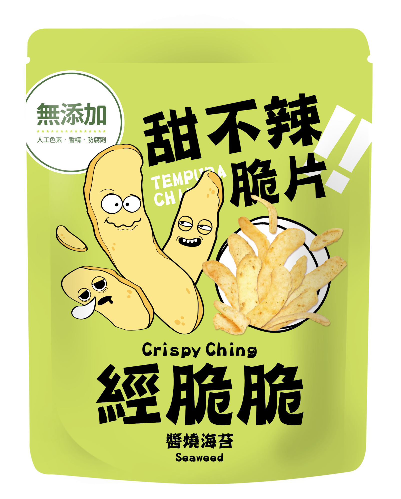 【經脆脆Crispy Ching】甜不辣脆片-醬燒海苔