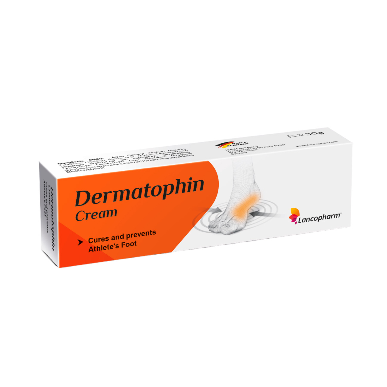 德國 DERMATOPHIN 麥蘆卡精油護足爽膏 (30g)