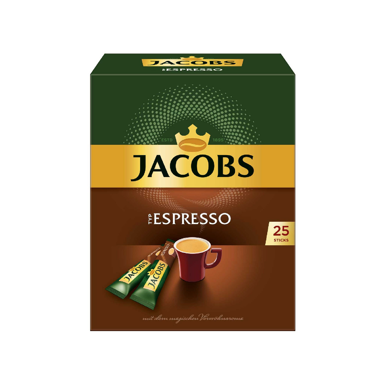 德國 Jacobs即溶咖啡粉-Espresso (1.8g*25包)